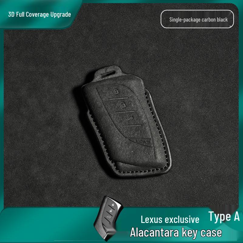 Compatible Lexus Key Case for ES200, RX300, ES300h, NX200, UX, LS - Suede Cover