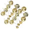 42pcs Christmas Decorations Plastic Tree Hanging Ornaments Holiday Xmas Decor Party Home Decor Xmas Pendant