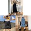 Classic Denim Skirt For Women With High Waist And Slim Fit For Autumn 2025