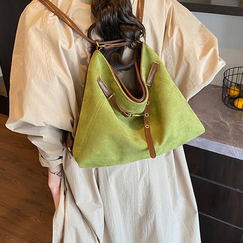 Yogodlns Lazy Style Retro Single Shoulder Underarm Bag Minimalist Tote Bag Large Capacity Commuting Bag Crossbody Bags