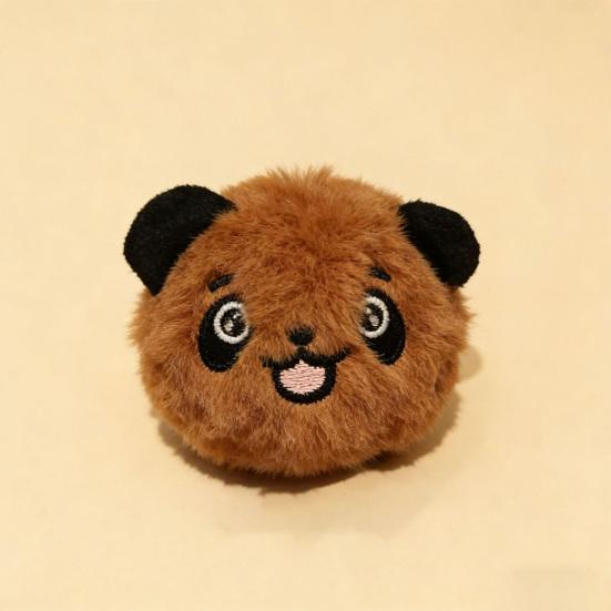 Brinquedo de Bola que Faz Barulho para Cachorro Pelúcia Bola de Borracha Saltitante Brinquedo de Mastigar para Cachorro Brinquedo Interativo para Filhotes Dentição para Cães Pequenos e Médios