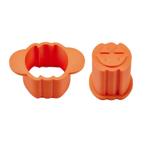 Halloween Cake Pop Mold Set Pumpkin & Ghost Shape Press for Baking Cookies Candy Food-Grade Baking Cake Pop Kit