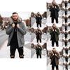 Ultra-warm Men's Winter Parka Jacket With Luxurious Faux Fur Collar