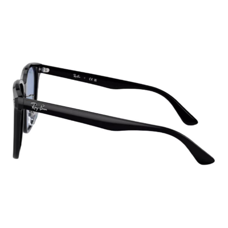 RayBan Full Frame Plate Frame Square Sunglasses Unisex Couple Black/Blue