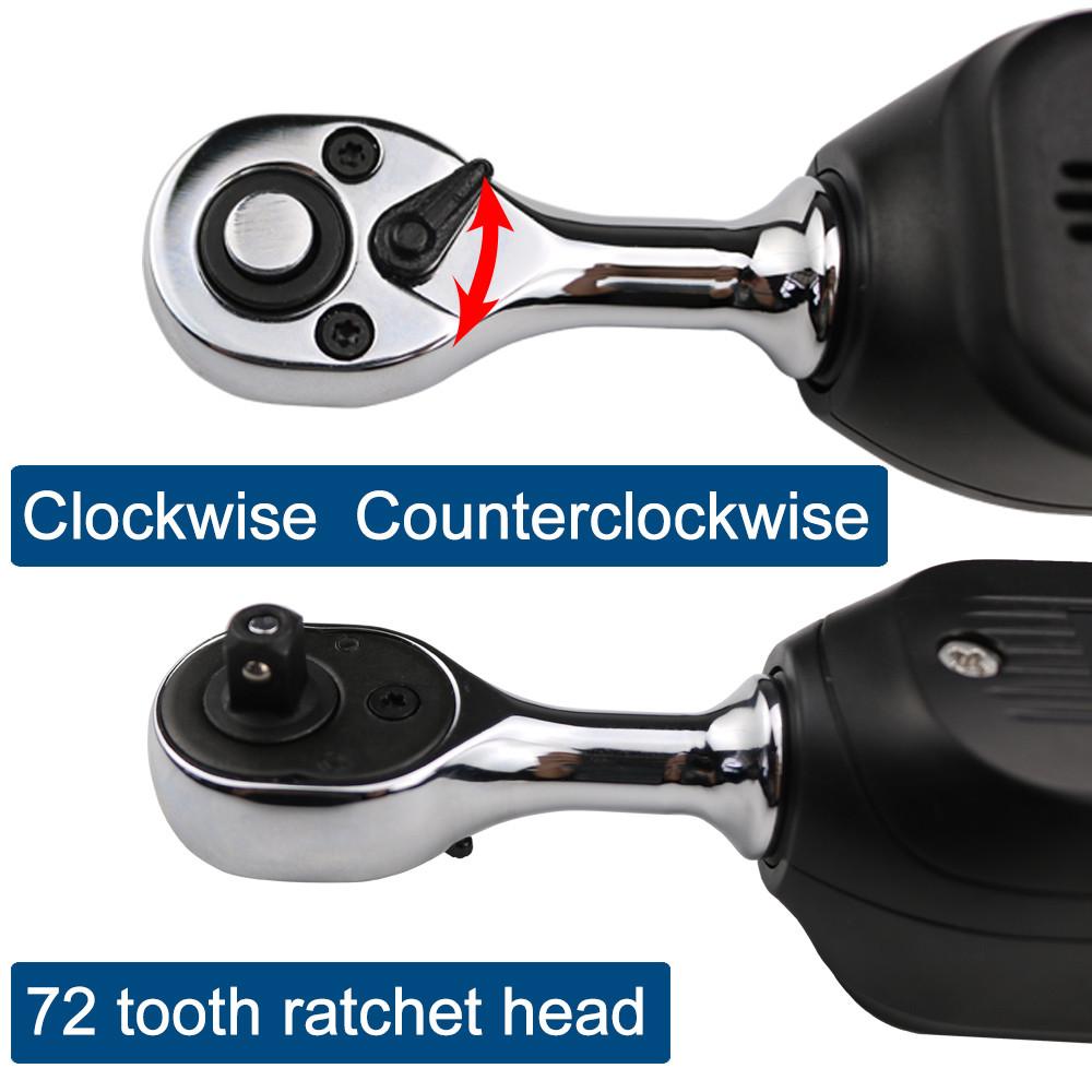 Mini Digital Display Torque Wrench 1/4" 3/8" Professional Adjustable Bike Car Repair Torque Wrench Hand Tools