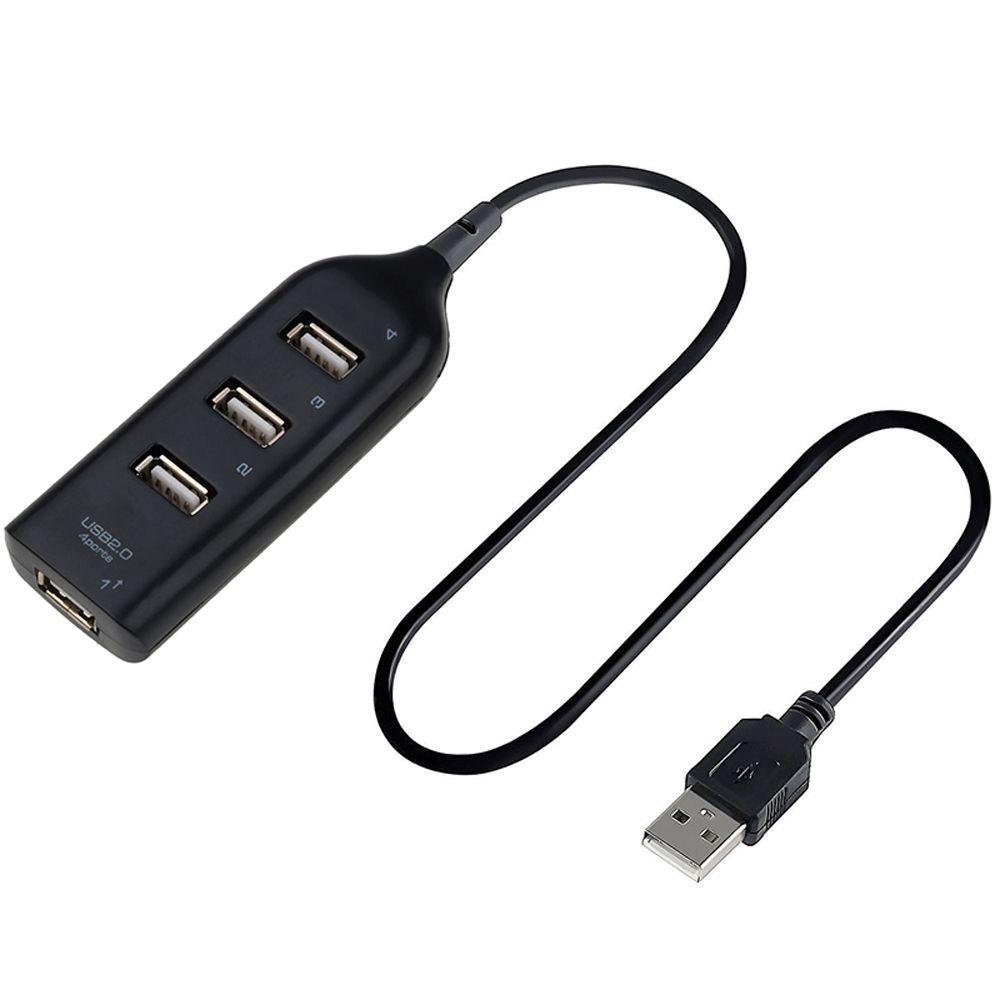 Hub Adapter Peripherals Accessories Multiple Expander 4 Port USB 2.0 Hub Power Adapter USB Hub