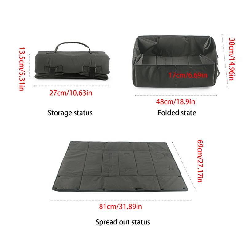 Travel Dog Bed Foldable Pet Mat Portable Outdoor Puppy Pad For Camping Picnic Foldable Waterproof Pet Car Cushion