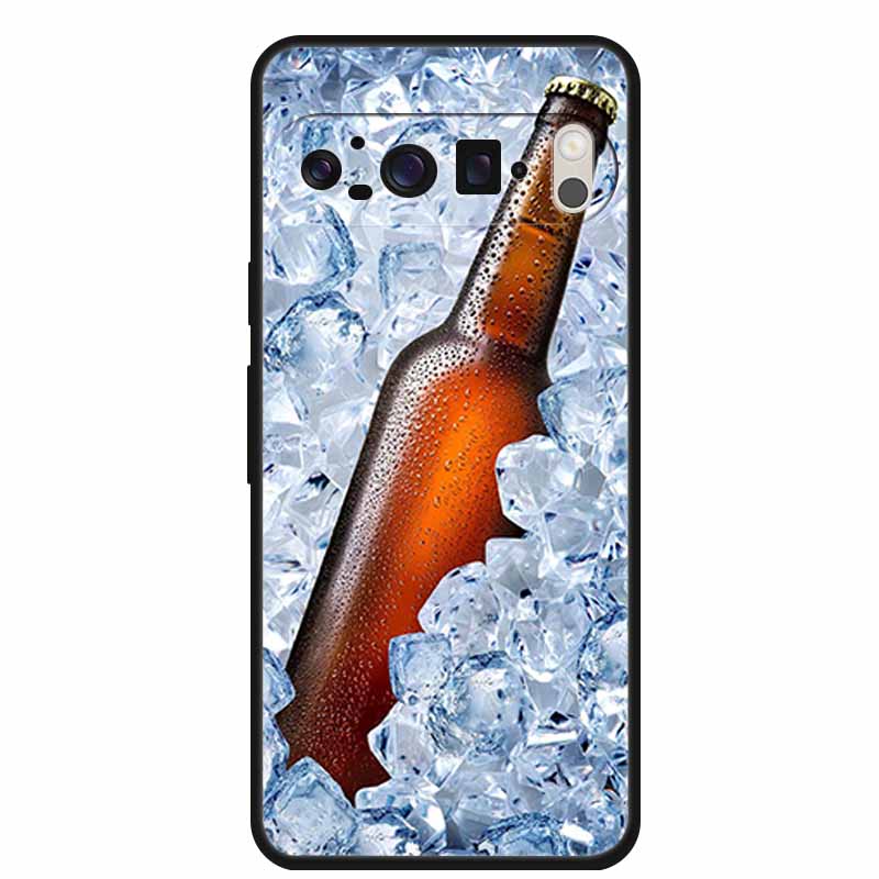 For Google Pixel 9 Pro XL Case 9Pro Coque Black Silicone Soft Phone Case For Google Pixel9 Pro Pixel 6 7 8 Pro Back Cover Case
