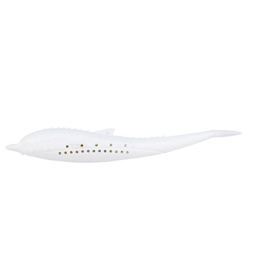 Fish Shape Toothbrush With Catnip, Silicone Molar Stick Catnip Toys, Chew Teeth Cleaning Toy For Cats