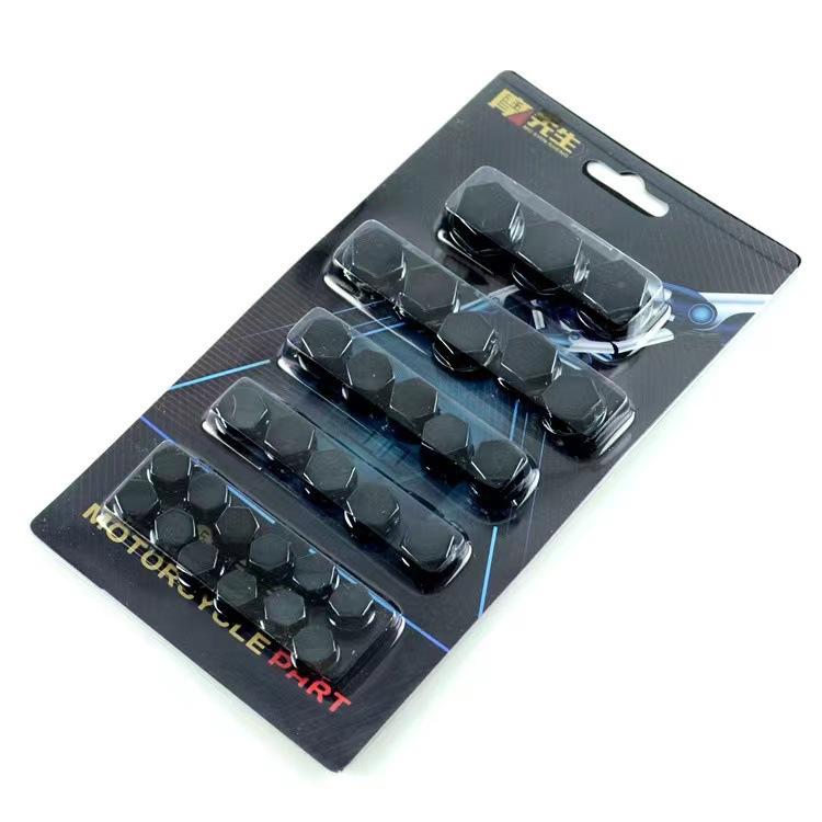 30PCS/Set Motorcycle Head Screw Cover Modification Accessories Bolt Nut Cap for Yamaha Kawasaki Honda Screw Cap Universal