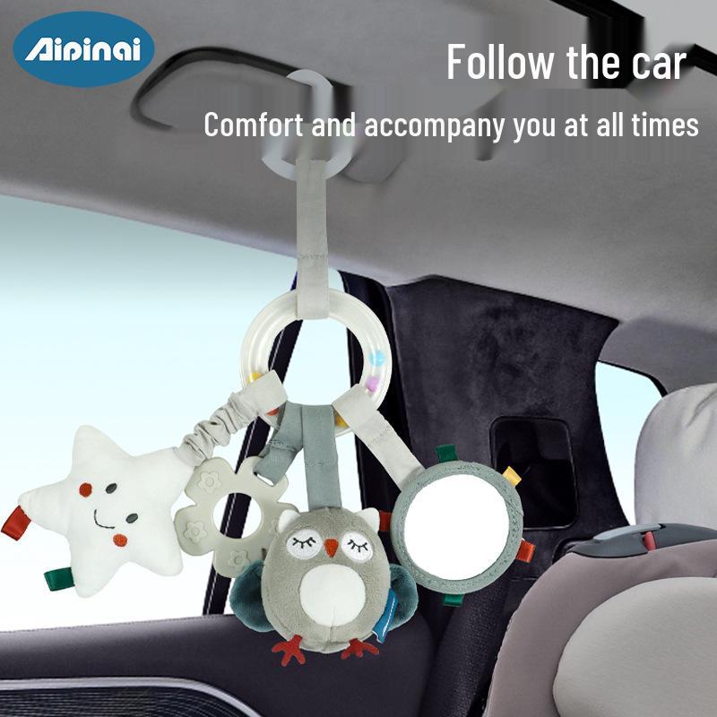 Nordic Style Plush Baby Stroller & Crib Hanging Toys (0-3 Years)