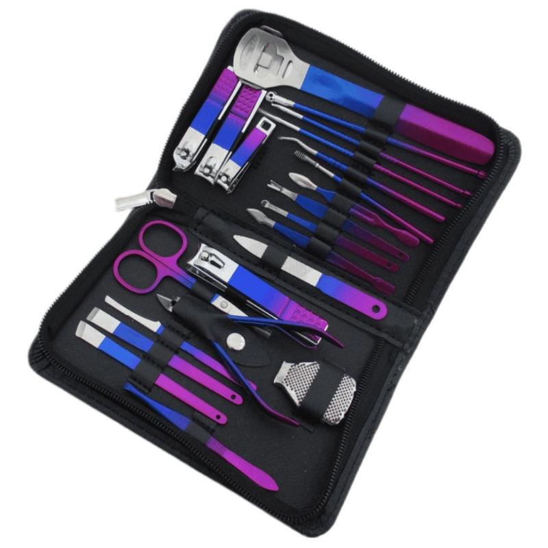 Manicure Set Nail Clippers Pedicure Kit 9/18/22/30 Stainless Steel Manicure Kit,Professional Grooming Set,Nail Care Tool