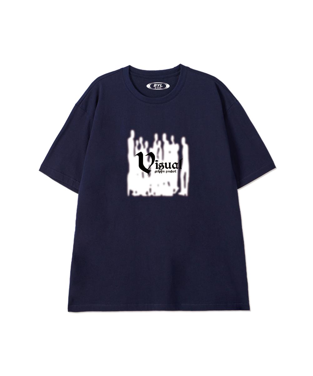 Biel Shadow People Short Sleeve T-Shirt Navy M