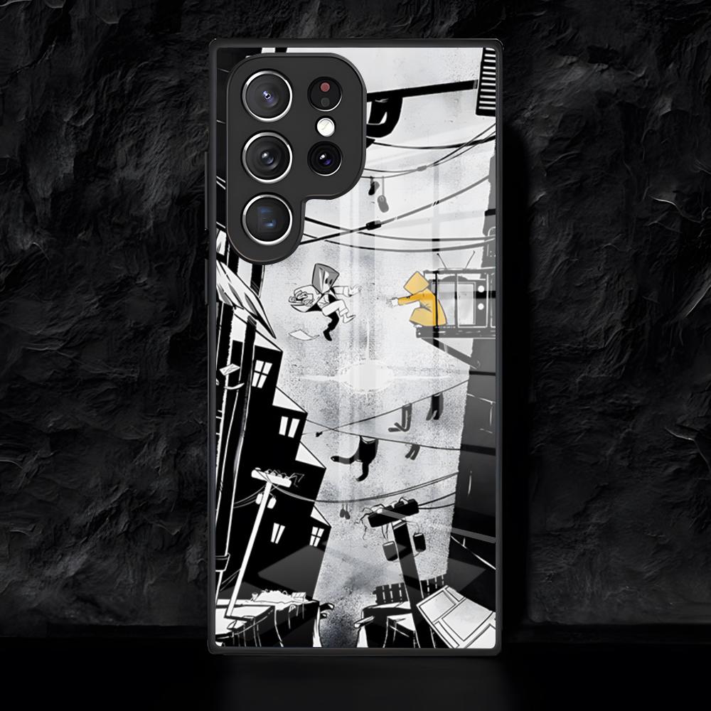 

Little Game N-NightmareS Phone Case For Samsung S26 S25 Edge Ultra 24 23 22 21 Ultra Plus Fe A55 56 15 4G 5G Glass Cover Galaxy A56 5G