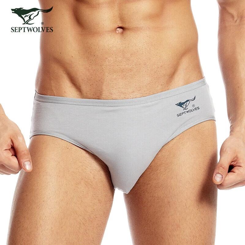Septwolves Men's 7A Antibacterial Pure Cotton Briefs