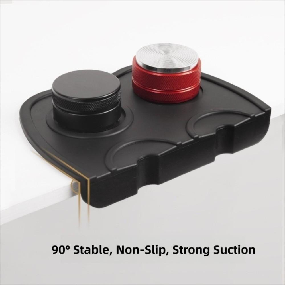 51-58mm Espresso Coffee Tamper Mat Station Silicone Silicone Corner Mat Pad Bar Barista