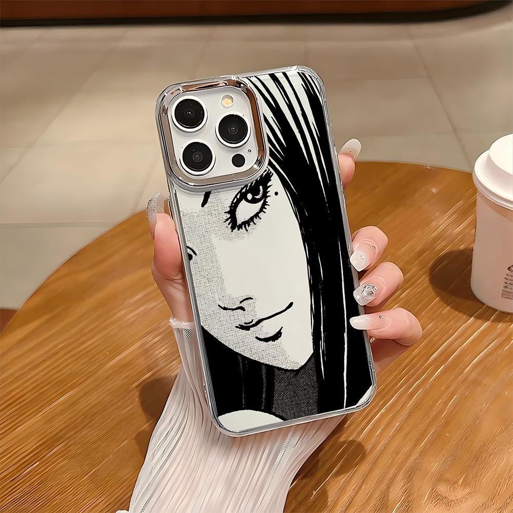 New Comics Junji Ito Horror Hot Anime Phone Case For iPhone 17 16e 16 15 14 13 12 11mini Pro Max X XR XSMAX Air Plus Soft Cover
