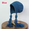 1Pc Stylish Women Hat Long Braids Winter Thick Knitted Hat Ear Flap Crochet Beanie Hat YSL