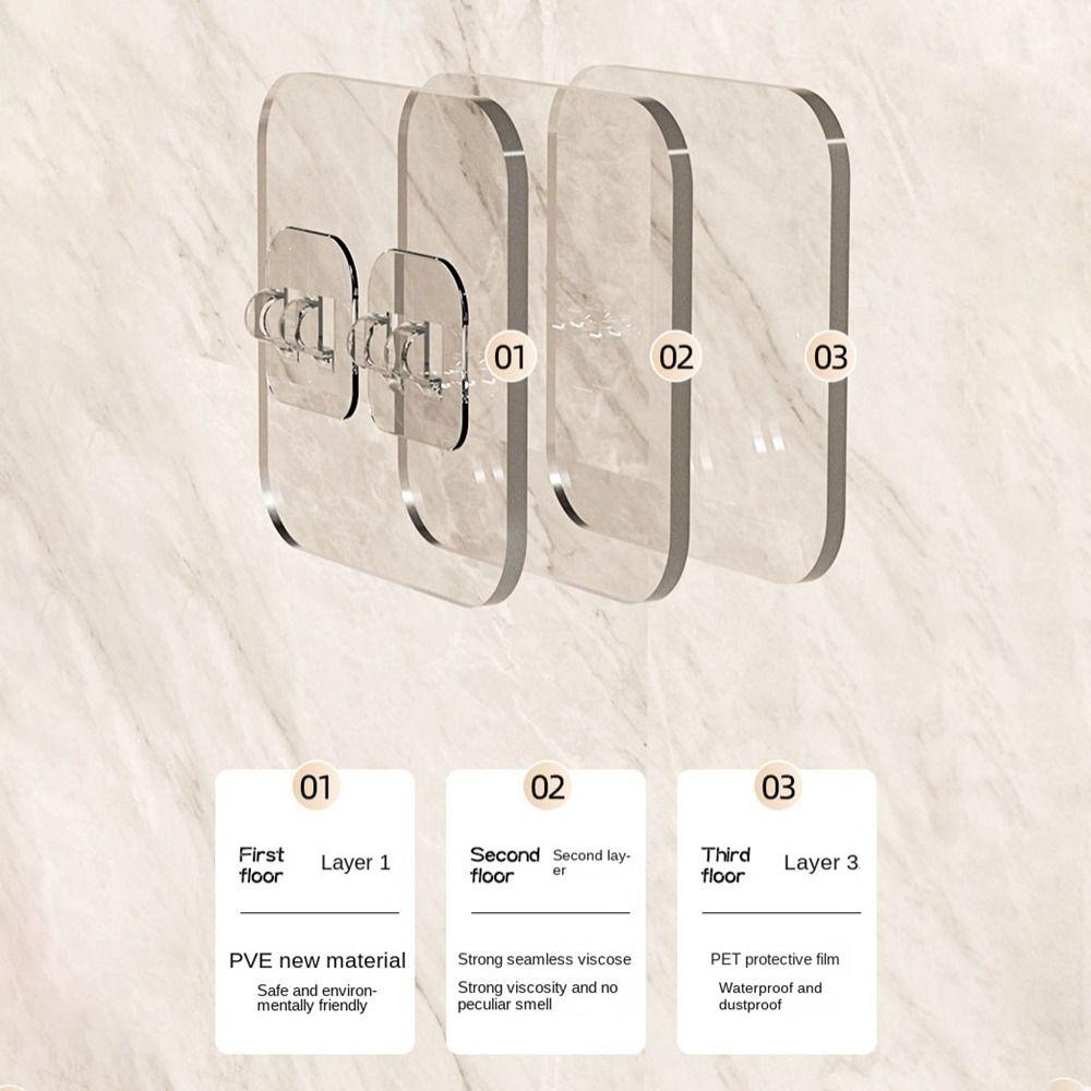 Punch/Punch Free Wall Hanger Hook Wall Hanger Hanging Rack New Clothes Hook  Bathroom