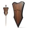Schwert Wandhalterung Katana Aufhänger Halter Verstellbares Holz Schwerter Aufbewahrungsregal für Wohnzimmer Ausstellung Bogen Dolch Axt Anime Requisite