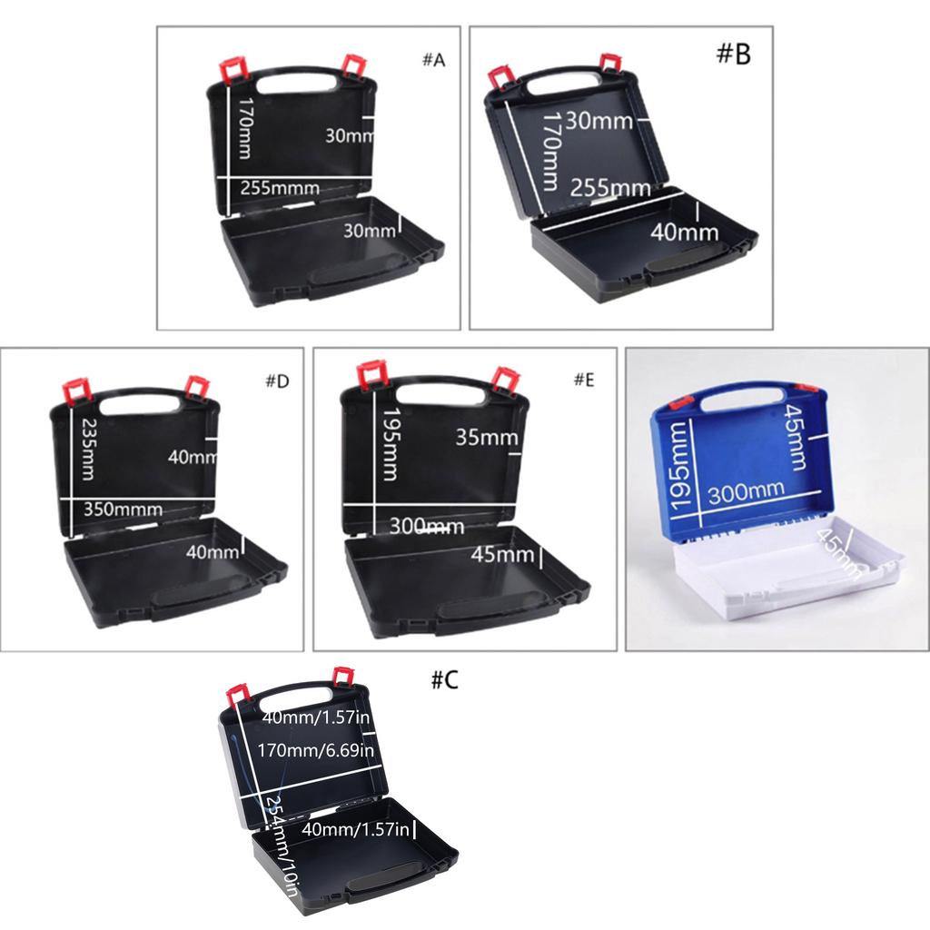 Compactly Tool Storage Box Secure Holder Tool Box Ideal for Contractors and Handymen for Professional Technicians