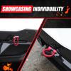 Daeiclru Rear Tow Towing Hook Compatible with Chevrolet Corvette C8 2020-2025, Rear Bumper Trailer Ring Tail Towing Tow Hook Trailer Hitch