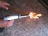360 degrees  Rotatable Reliable Safe Butane Gas Torch Burner Auto Ignition Camping BBQ Flamethrower Flame Lighter