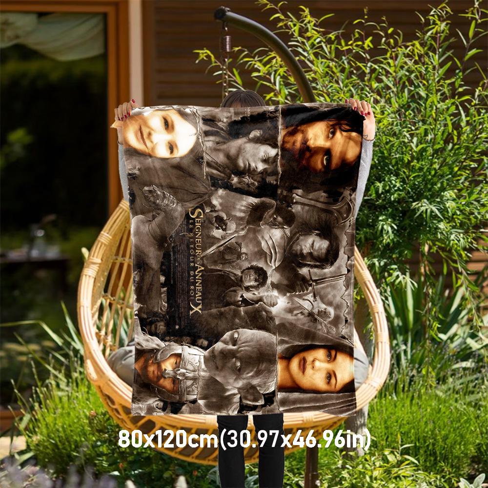 

1pc Lord of the Rings Return of the King - Throw Blanket, Soft, Flannel Blankets, Living Room, All Seasons Use-1021058 80x120cm