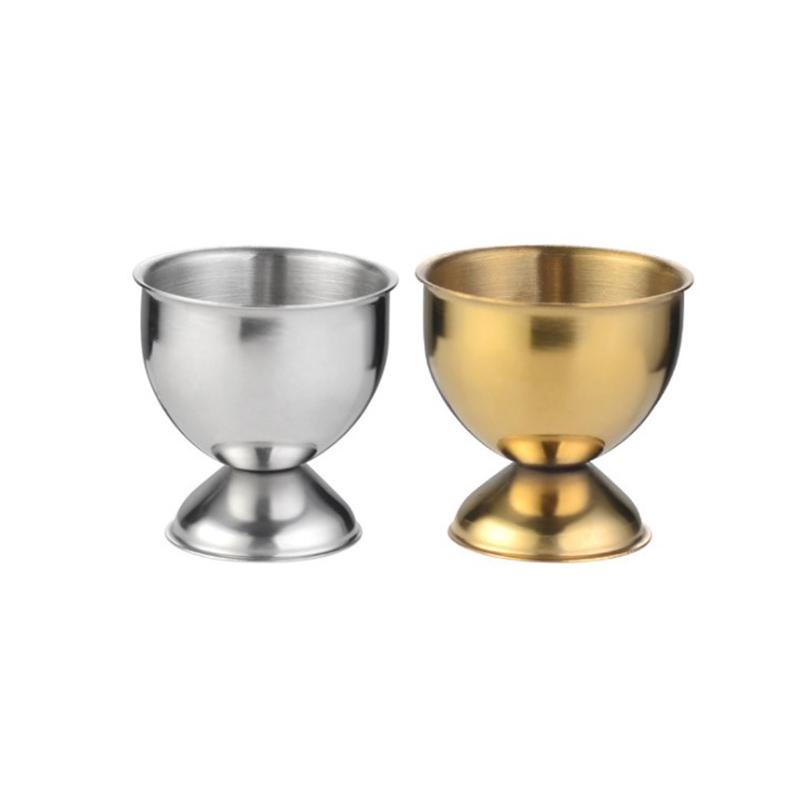 4Pcs Stainless Steel Soft Boiled Egg Cups Holder Tabletop Cup Kitchen Tools Sets