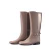 Rain Shoes Women's Solid Color Buckle High Barrel Rain Boots Anti Slip Waterproof Shoes Zapatos Impermeable Mujer Zapatos Mujer