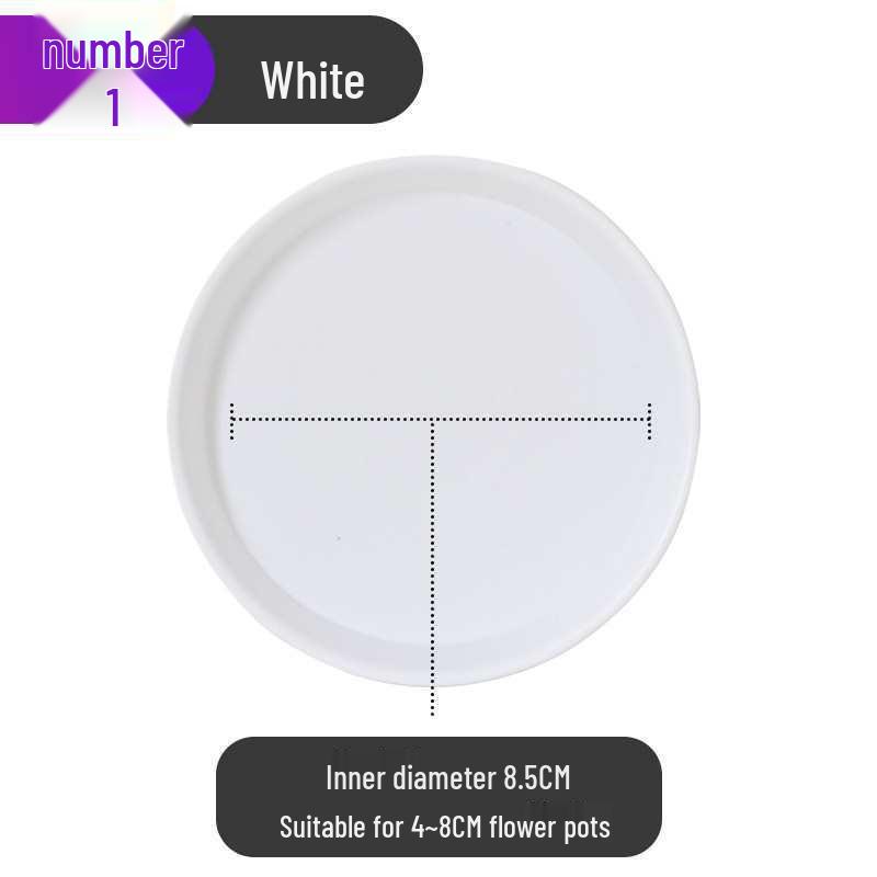 Утолщенный круглый поддон для цветочного горшка из смолы - Большой пластиковый подставка-поддон для сбора воды