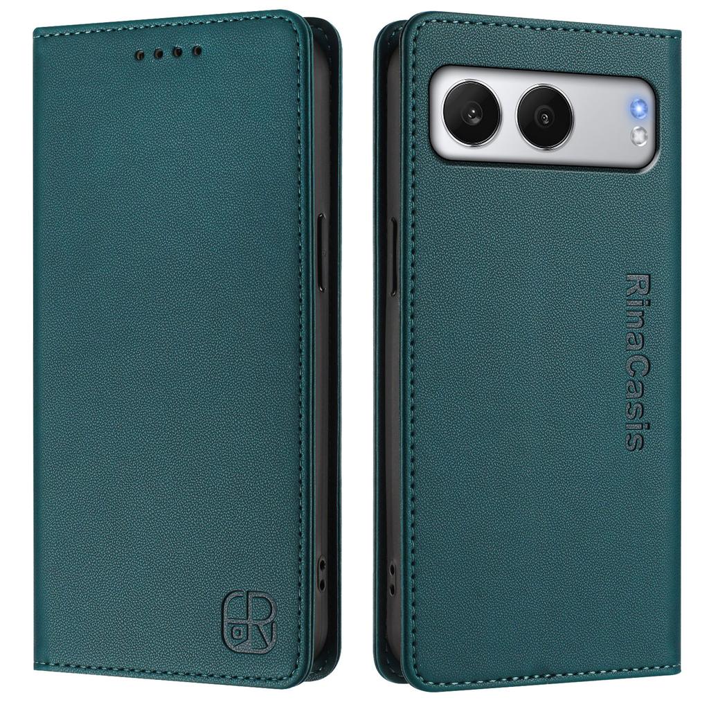 For OnePlus Nord 4 Leather Case RINACASIS RC01 Phone Cover with RFID Blocking Wallet Stand