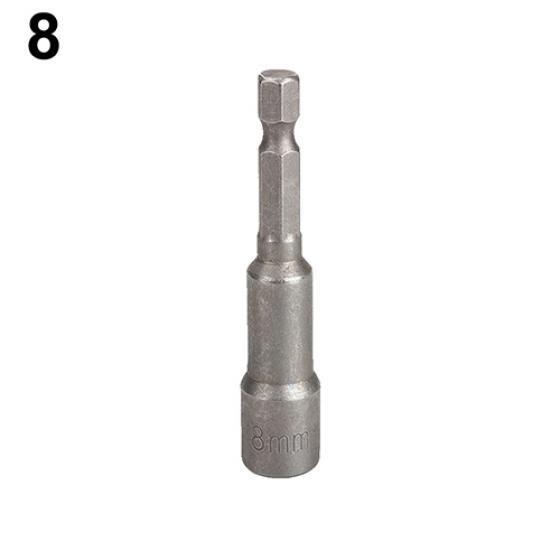 1Pc 6mm-19mm Hex Socket Sleeve Nozzle Magnetic Nut Driver Drill Bit Adapter Tool