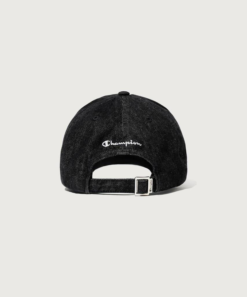 CHAMPION Arch Logo Ball Cap Denim Black