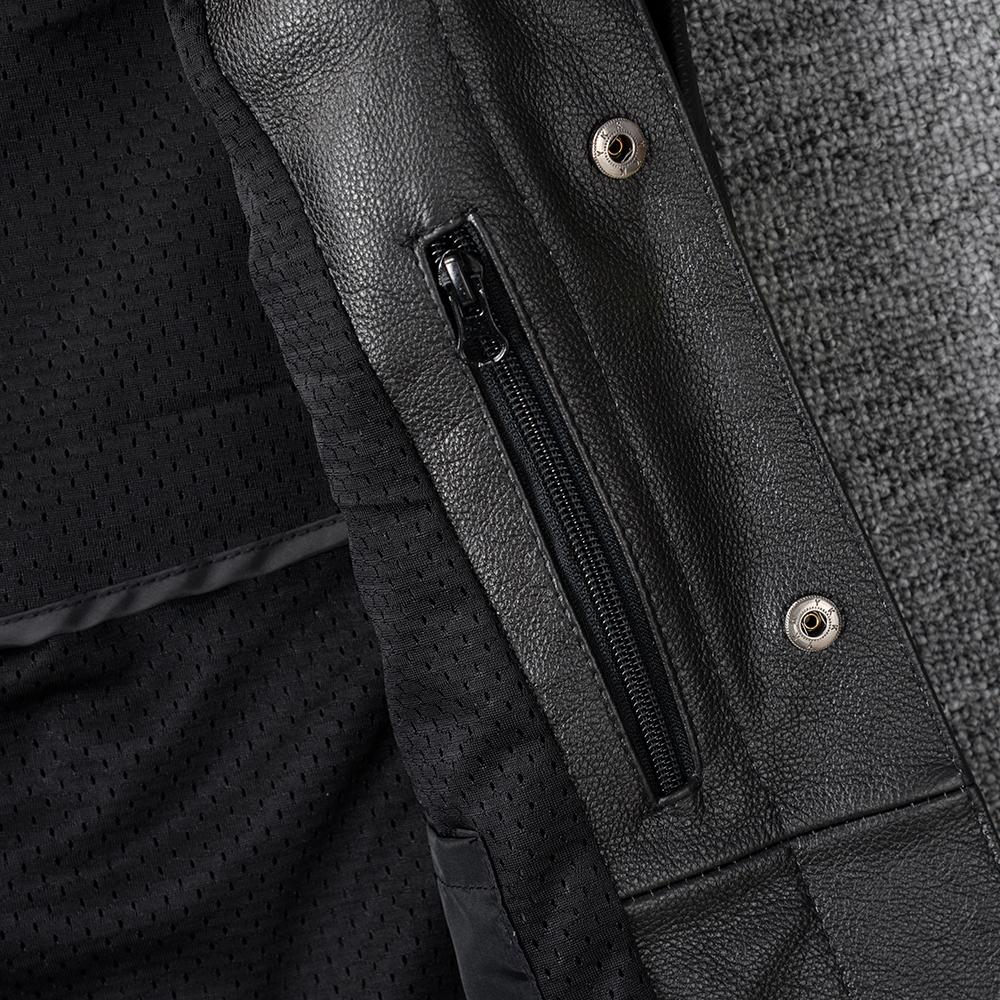 Black Genuine Cow Leather Vest Men Motorcycle Vests Slim Fit Men's Moto Club Biker Waistcoat Spring Summber
