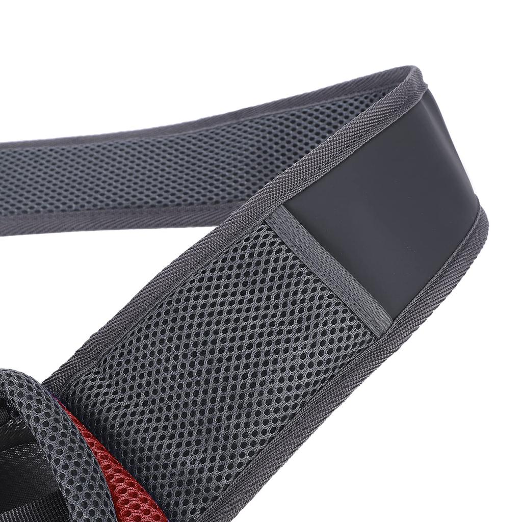 QCHOMEE Pes Domácí mazlíček pro Malý až Střední Přepravka Nastavitelný se Základnou Rameno Síťovina Bezpečnost Diagonální Rameno Snadno pro Jít Červený Přepravka, Popruh, Psi,