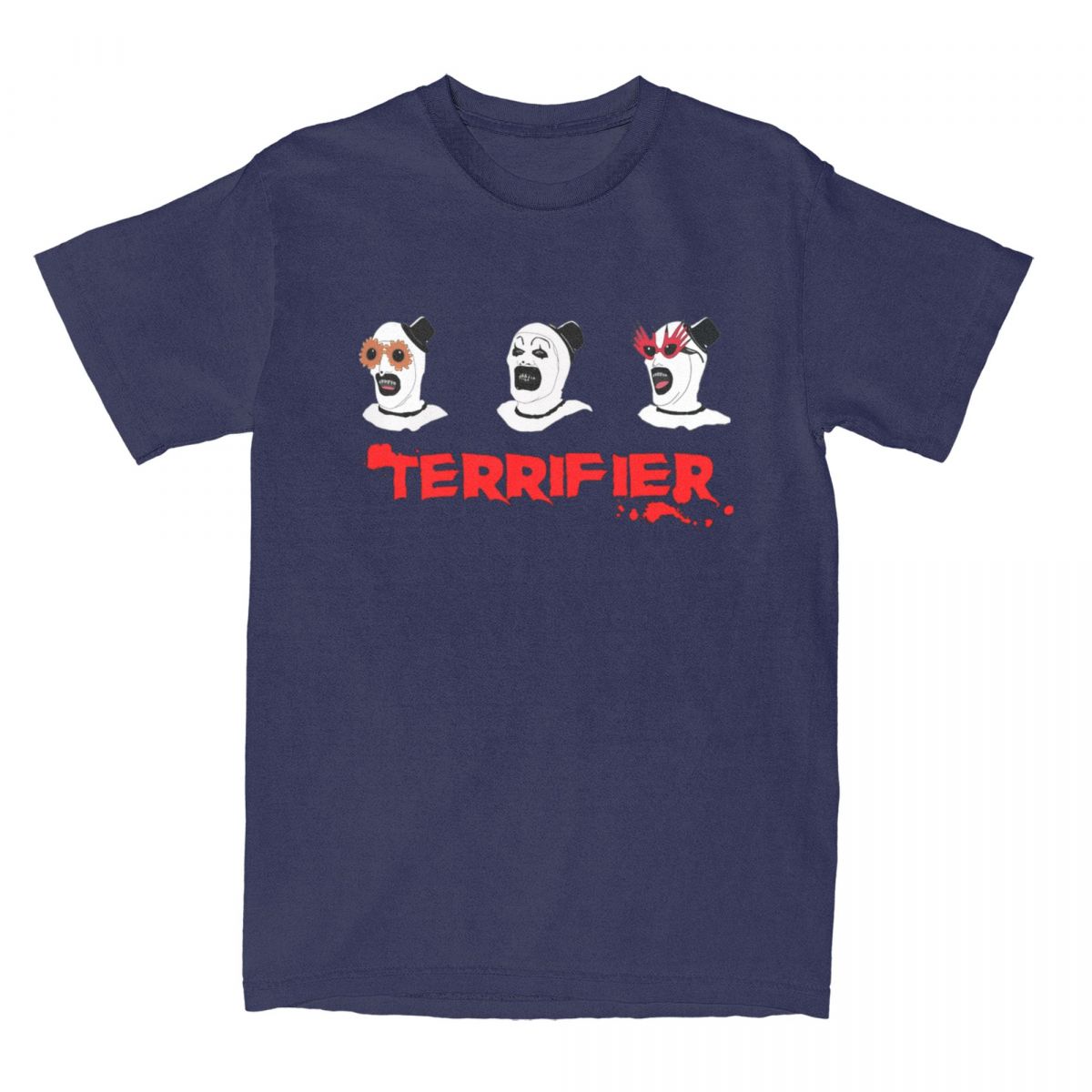 

Unisex Women Terrifier Clown TShirt Outfit Vintage Cotton Art The Clown T Shirt Tee Clothing Graphic Printed 4XL