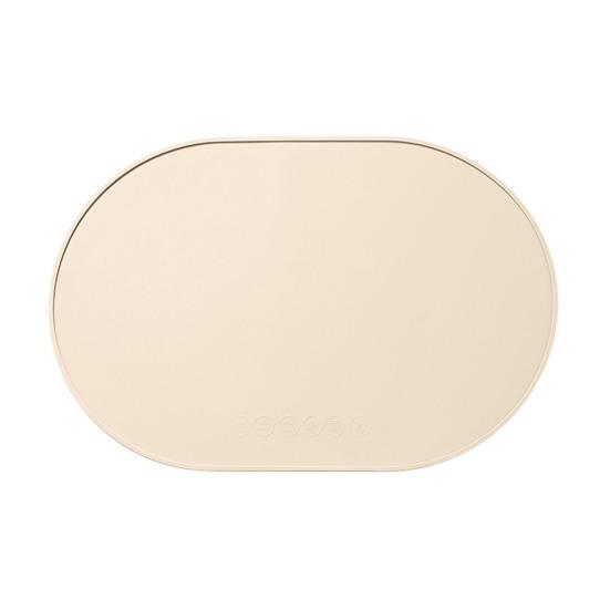 Silicone Placemats with Raised Edges, Non-Slip Reusable Kids Placemats, Waterproof Heat Resistant Dinning Table Mat бежевый