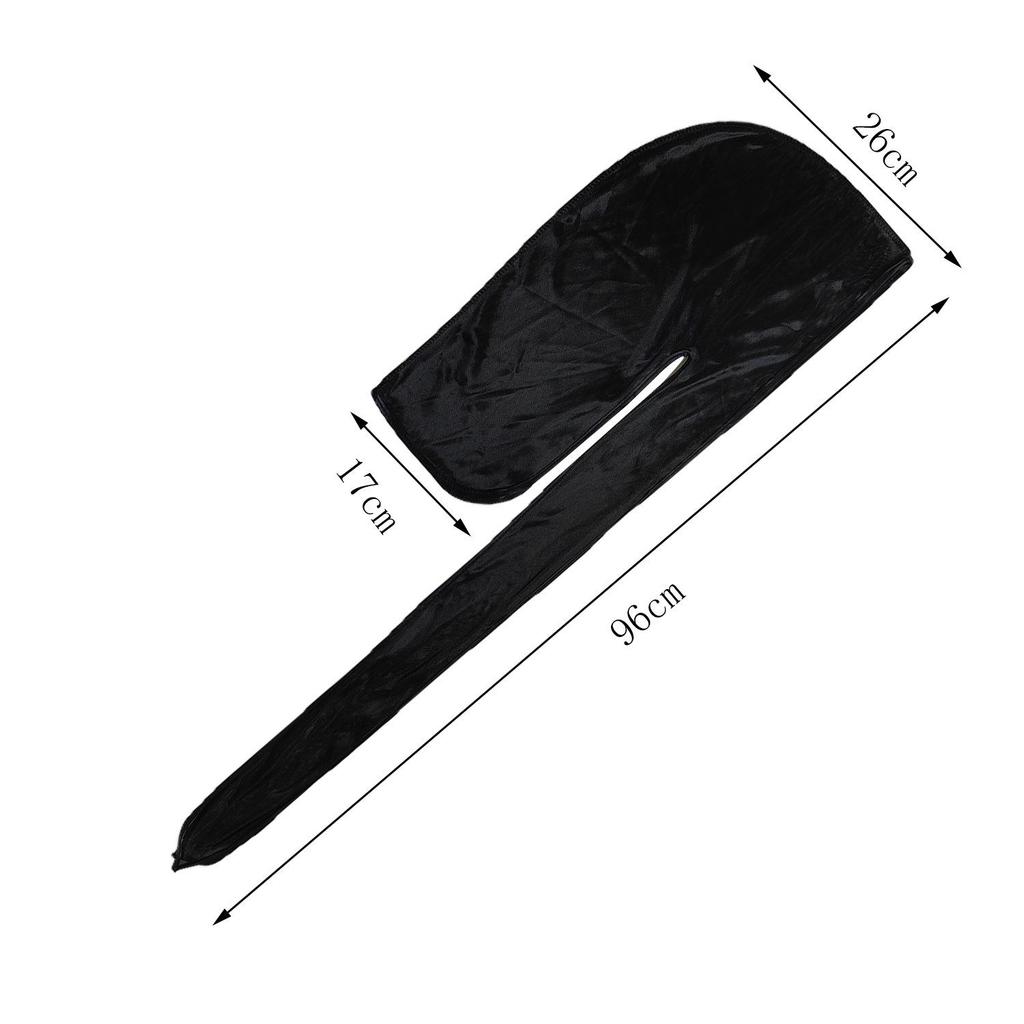 Imitation Silk Edging Long Tail Pirate Hat & Cycling Durag