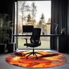 Pokémon Printed Round Rug Carpet Chair Rug Area Rug Entryway Doormats,for Office Chair Living Room Bedroom Kitchen Room.