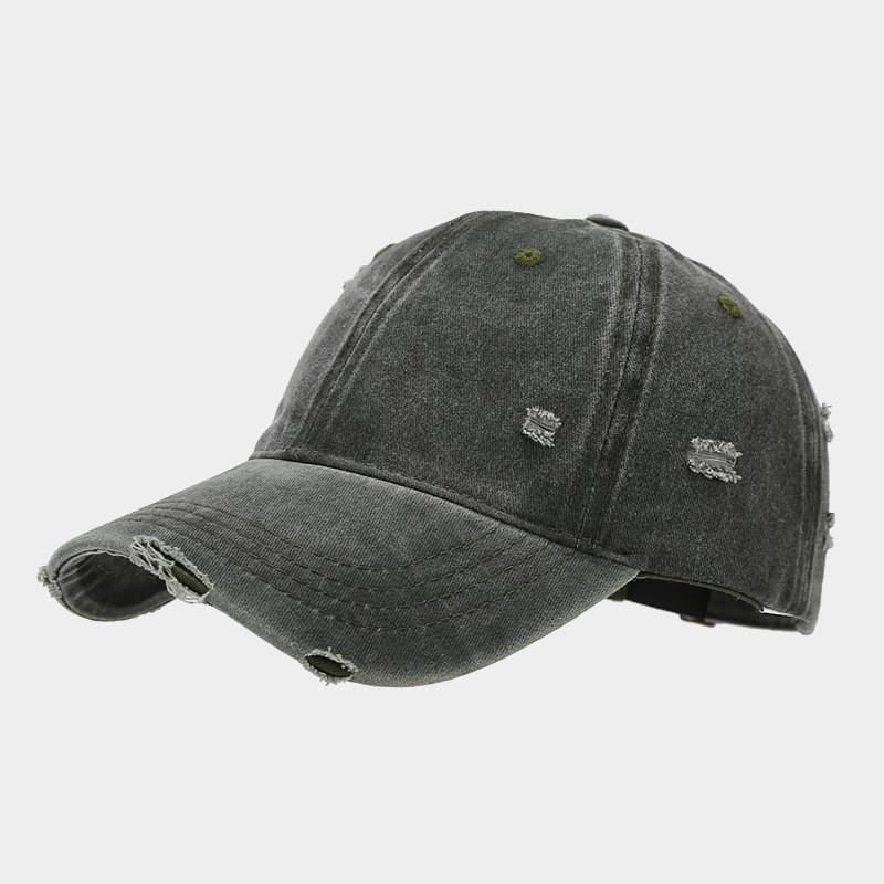 Classic Baseball Cap For Men Women With Water Wash Retro Style Sun Protection Adjustable Fit