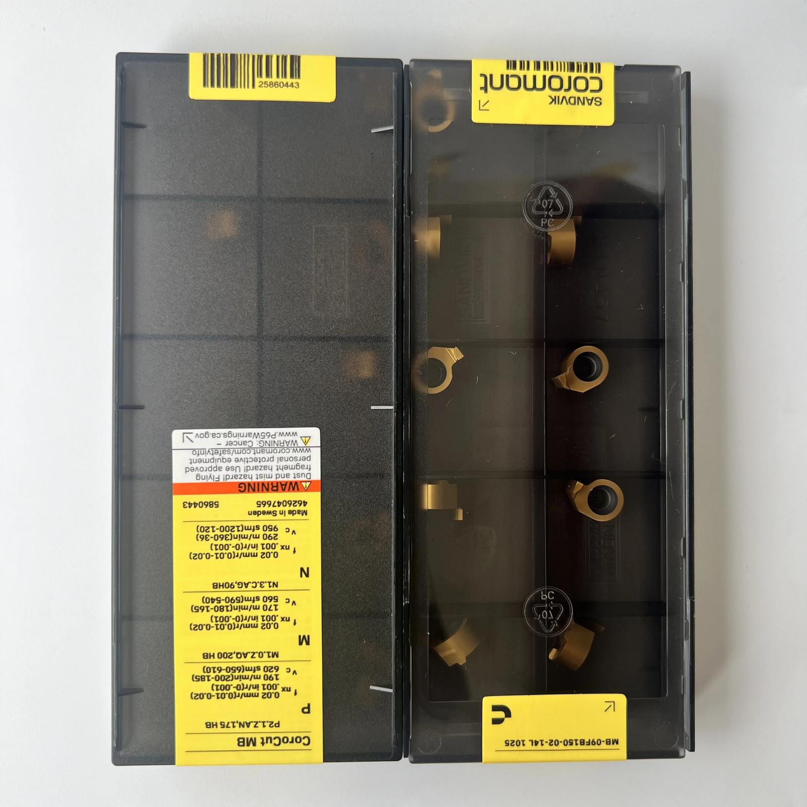 

SANDVIK / MB-09FB150-02-14L 1025 / Industrial indexable Carbide Inserts 10 Pcs