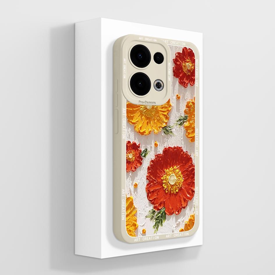 Für Oppo Reno13 Pro 12F F27 A3 NFC Realme C75 Realme 14 Pro Plus A40 A40m A60 Hülle Hübsche Avocado Weiche Flüssigkeit Silikon Stoßfeste Abdeckung für Oppo Shell