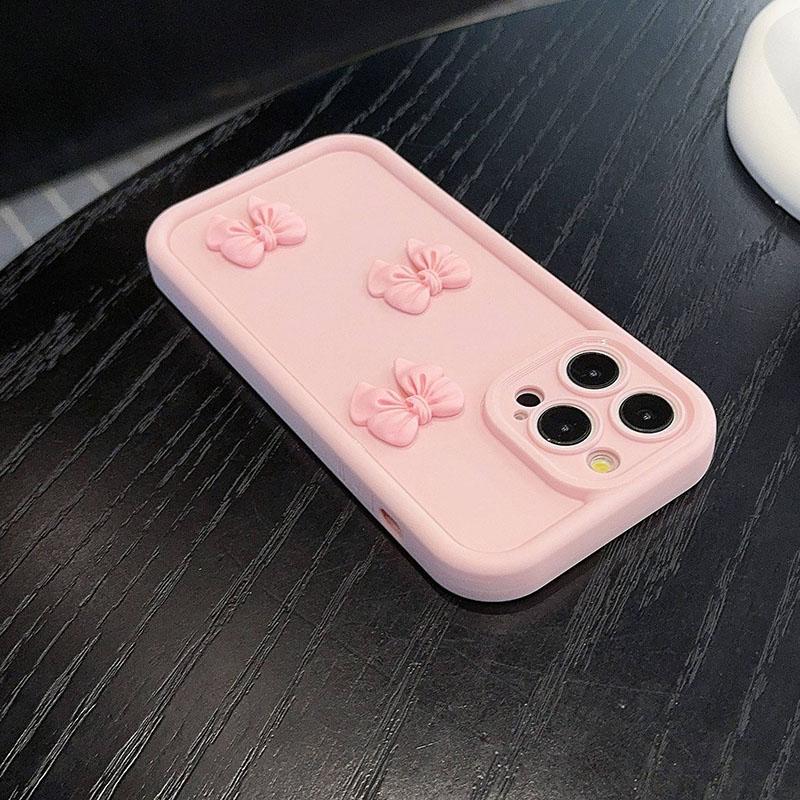 S 22 23 21 20 3D Pink Cute Butterfly Silicone Soft Phone Case For Samsung Galaxy S22 S21 S20 S23 Fe Ultra Plus 5g Women Cover