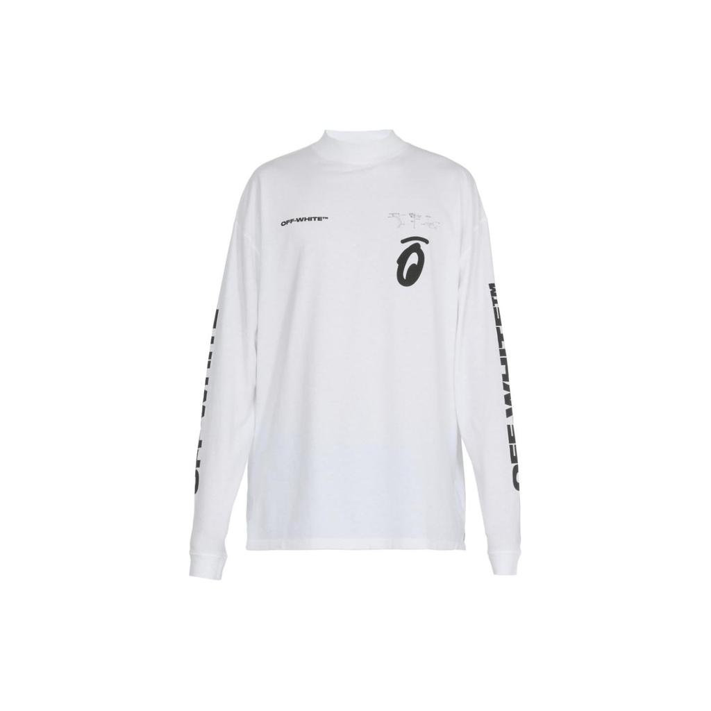 OFF WHITE Splitted Arrows Long Sleeve T Shirt OMAB032E191850100110