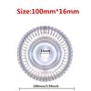 Grinder Wheel Disc 4 Inch Wood Shaping Wheel Wood Grinding Shaping Disk for Angle Grinders with 5/8" Arbor