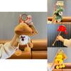 Adorable Plush Vegetable Keychain With Scream Emoji Design For Cute Accessories
