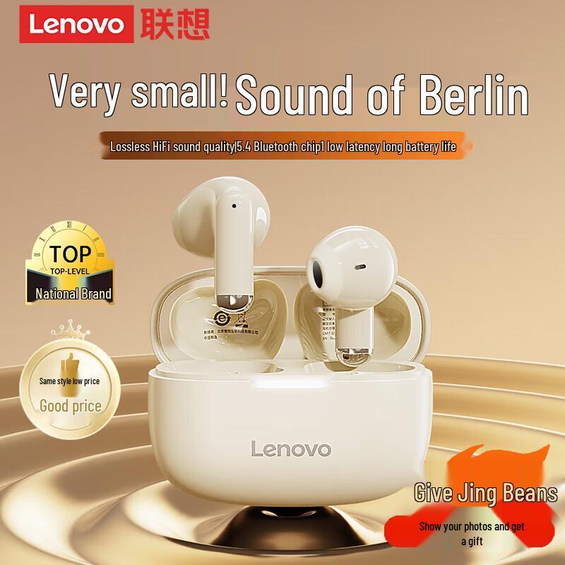 

Lenovo EA110 True Wireless Semi-In-Ear Bluetooth 5.4 Earbuds