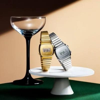 CASIO CLASSIC Series LA670WES-7AJF Digital Silver Stainless Steel Ladies Watch