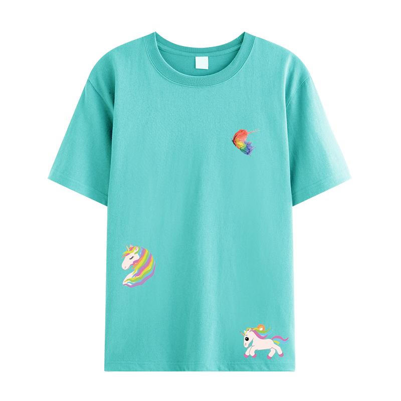 Amazing Unicorn Set Fabric Patches T-Shirt Dresses Thermal Transfer Hot Tear Diy New Design Applique Heat Print On Mask